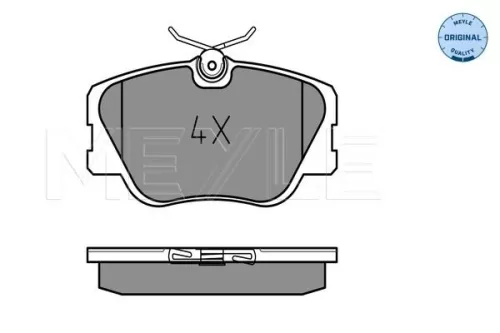 MEYLE Brake Pad Set, disc brake (025 209 4119)