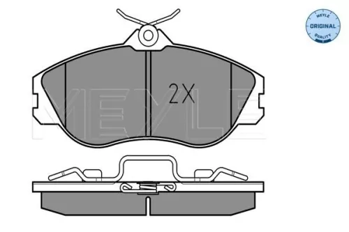 MEYLE Brake Pad Set, disc brake (025 211 3819/W)