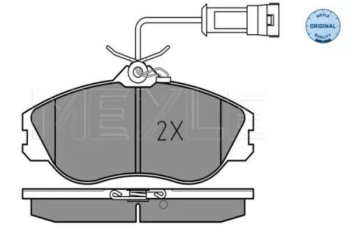 MEYLE Brake Pad Set, disc brake (025 211 3819/W)