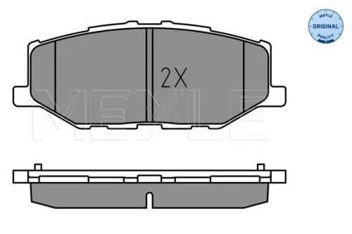 MEYLE Brake Pad Set, disc brake (025 215 6816)