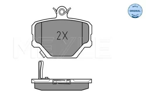 MEYLE Brake Pad Set, disc brake (025 219 9915)
