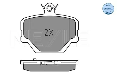 MEYLE Brake Pad Set, disc brake (025 219 9915)