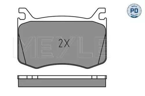 MEYLE Brake Pad Set, disc brake (025 220 9115/PD)