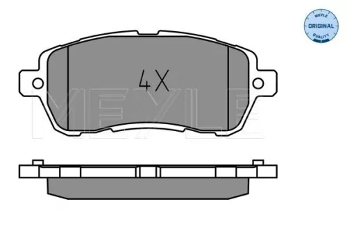 MEYLE Brake Pad Set, disc brake (025 221 9117)