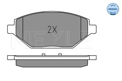 MEYLE Brake Pad Set, disc brake (025 225 2218)