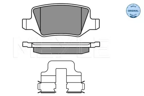 MEYLE Brake Pad Set, disc brake (025 231 3814)