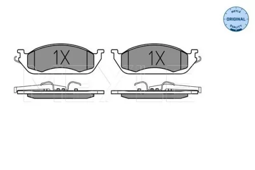 MEYLE Brake Pad Set, disc brake (025 231 9317/W)