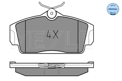 MEYLE Brake Pad Set, disc brake (025 234 6316)