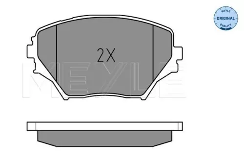 MEYLE Brake Pad Set, disc brake (025 235 8517)