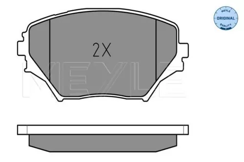 MEYLE Brake Pad Set, disc brake (025 235 8517)