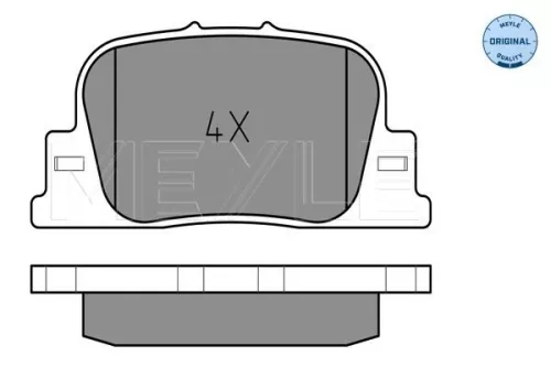 MEYLE Brake Pad Set, disc brake (025 235 9215)