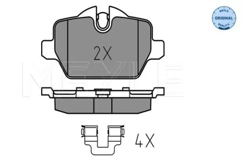 MEYLE Brake Pad Set, disc brake (025 236 2316)