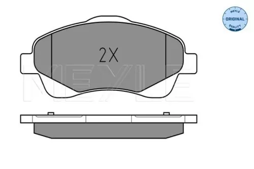 MEYLE Brake Pad Set, disc brake (025 237 6819/W)
