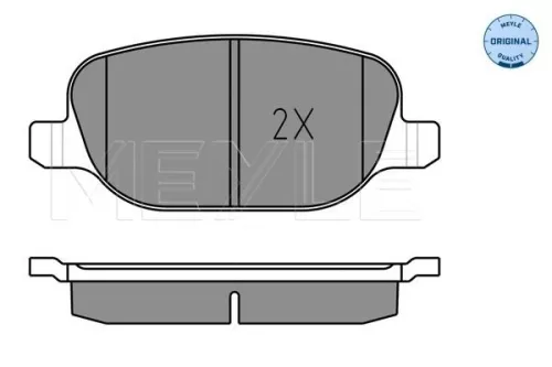 MEYLE Brake Pad Set, disc brake (025 238 1118)