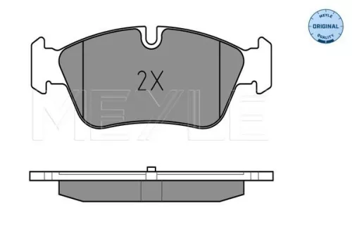 MEYLE Brake Pad Set, disc brake (025 239 3517)