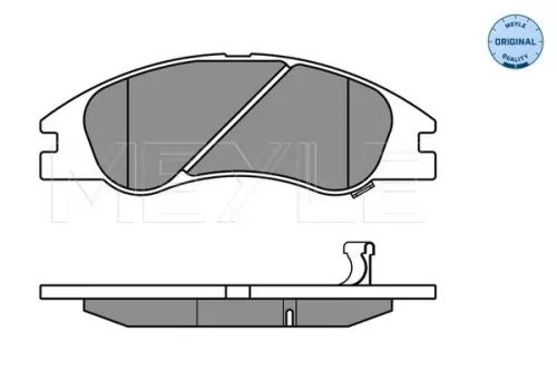 MEYLE Brake Pad Set, disc brake (025 242 1817/W)