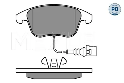MEYLE Brake Pad Set, disc brake (025 243 3219/PD)