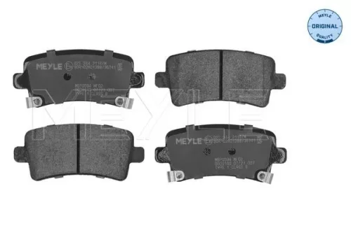 MEYLE Brake Pad Set, disc brake (025 244 2116/W)
