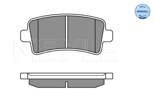 MEYLE Brake Pad Set, disc brake (025 244 2116/W)