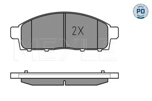 MEYLE Brake Pad Set, disc brake (025 245 2916/PD)