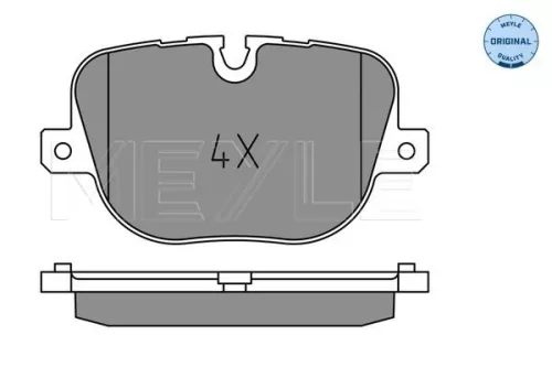 MEYLE Brake Pad Set, disc brake (025 250 8517)
