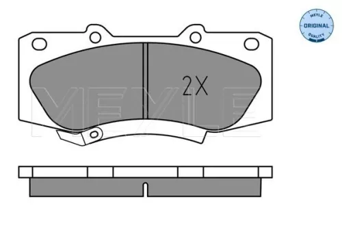 MEYLE Brake Pad Set, disc brake (025 252 0917)