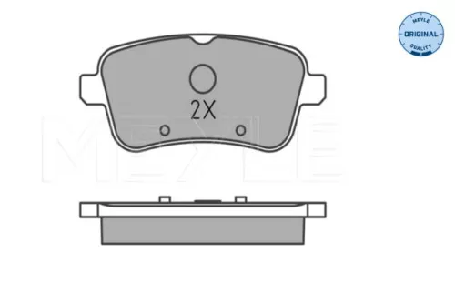 MEYLE Brake Pad Set, disc brake (025 252 1618)