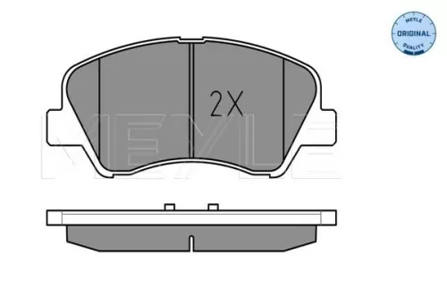 MEYLE Brake Pad Set, disc brake (025 253 4818)
