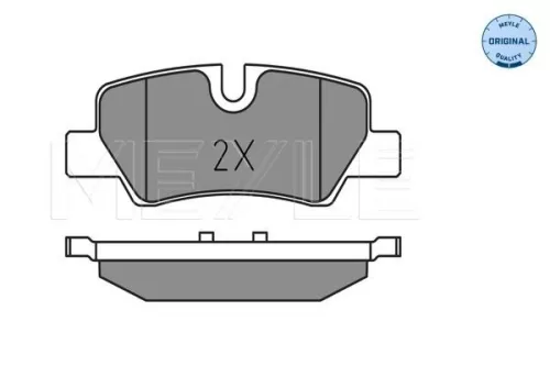 MEYLE Brake Pad Set, disc brake (025 259 8016)