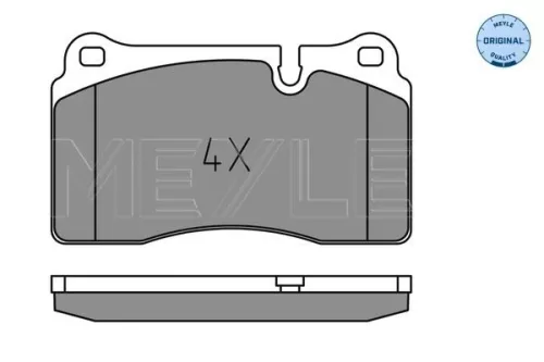 MEYLE Brake Pad Set, disc brake (025 202 1717)