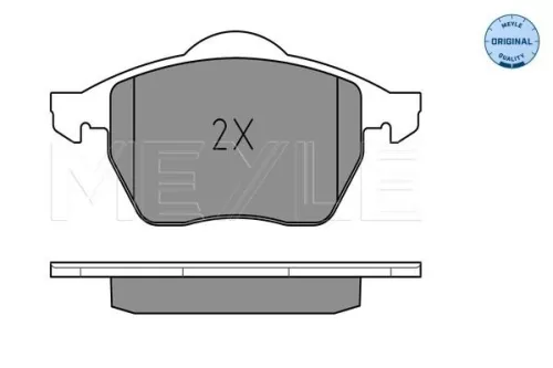 MEYLE Brake Pad Set, disc brake (025 206 7619/W)