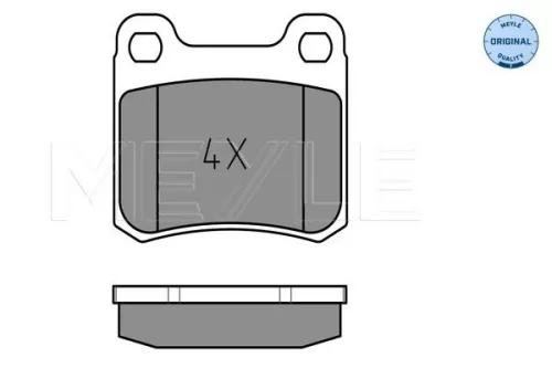 MEYLE Brake Pad Set, disc brake (025 206 8713)