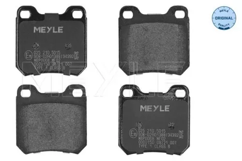 MEYLE Brake Pad Set, disc brake (025 210 5015)