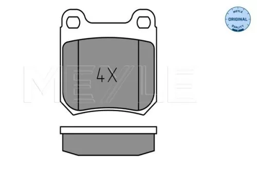 MEYLE Brake Pad Set, disc brake (025 210 5015)