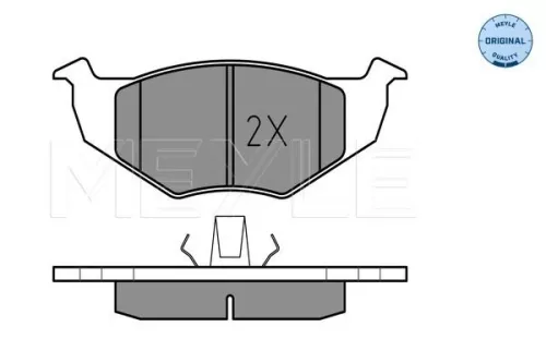 MEYLE Brake Pad Set, disc brake (025 218 6615)