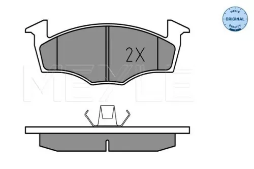 MEYLE Brake Pad Set, disc brake (025 218 6615)