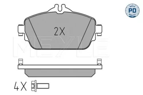 MEYLE Brake Pad Set, disc brake (025 220 3219/PD)