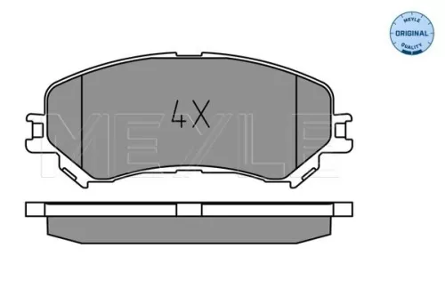 MEYLE Brake Pad Set, disc brake (025 223 4719)