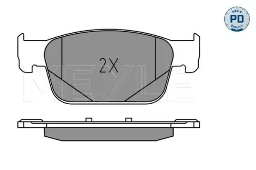 MEYLE Brake Pad Set, disc brake (025 223 8317/PD)