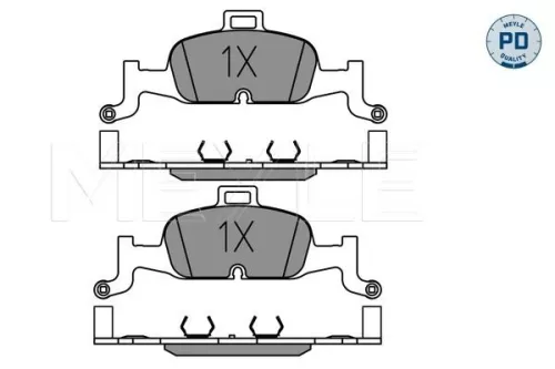 MEYLE Brake Pad Set, disc brake (025 224 0216/PD)