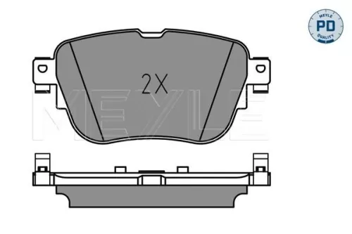 MEYLE Brake Pad Set, disc brake (025 224 3716/PD)