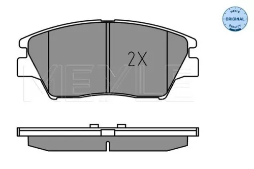 MEYLE Brake Pad Set, disc brake (025 225 9018)
