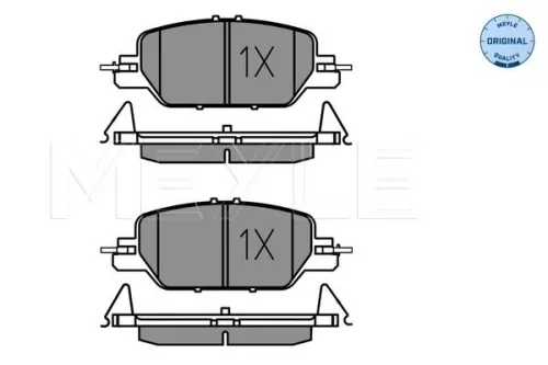 MEYLE Brake Pad Set, disc brake (025 228 5216)