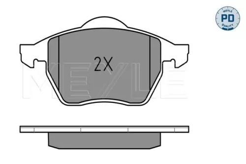 MEYLE Brake Pad Set, disc brake (025 230 1820/PD)