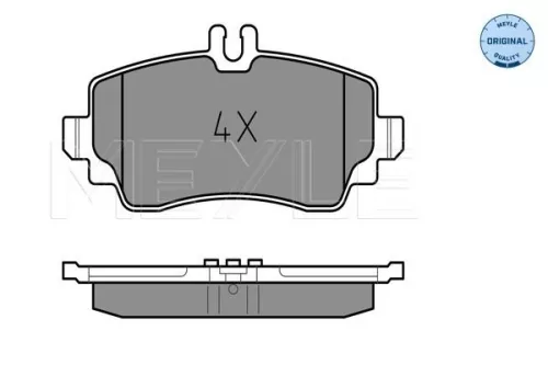 MEYLE Brake Pad Set, disc brake (025 230 7016)