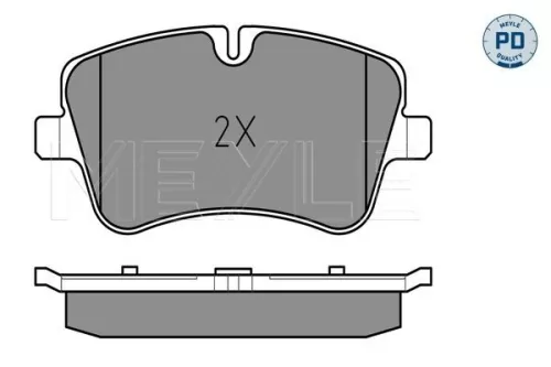 MEYLE Brake Pad Set, disc brake (025 231 4419/PD)