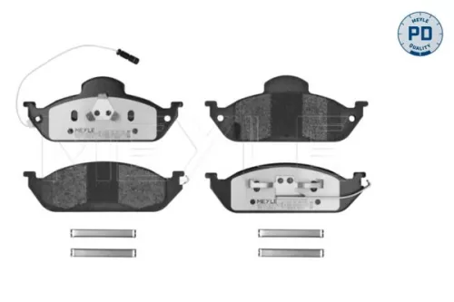 MEYLE Brake Pad Set, disc brake (025 231 9317/PD)