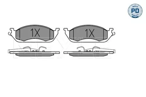MEYLE Brake Pad Set, disc brake (025 231 9317/PD)