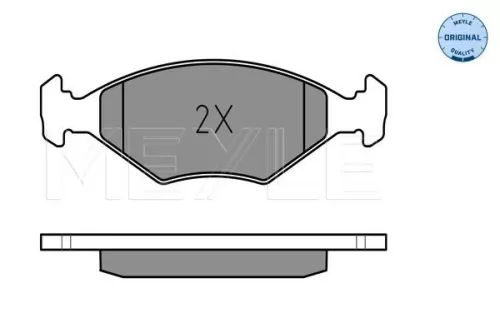 MEYLE Brake Pad Set, disc brake (025 232 2018/W)