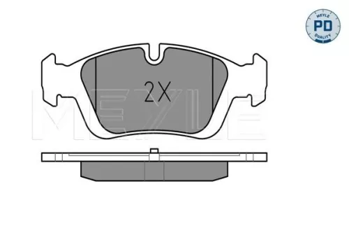 MEYLE Brake Pad Set, disc brake (025 232 8717/PD)